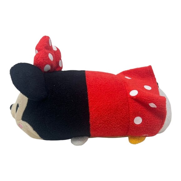 Disney Tsum Tsum Minnie Mouse Plush Stuffed Animal Toy Red Black Polka-dots - Picture 2 of 9